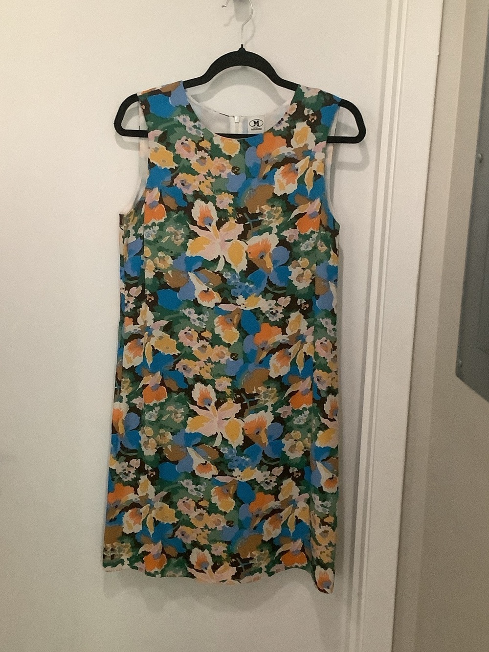 Missoni Floral Shift Dress - Green, Blue & Orange